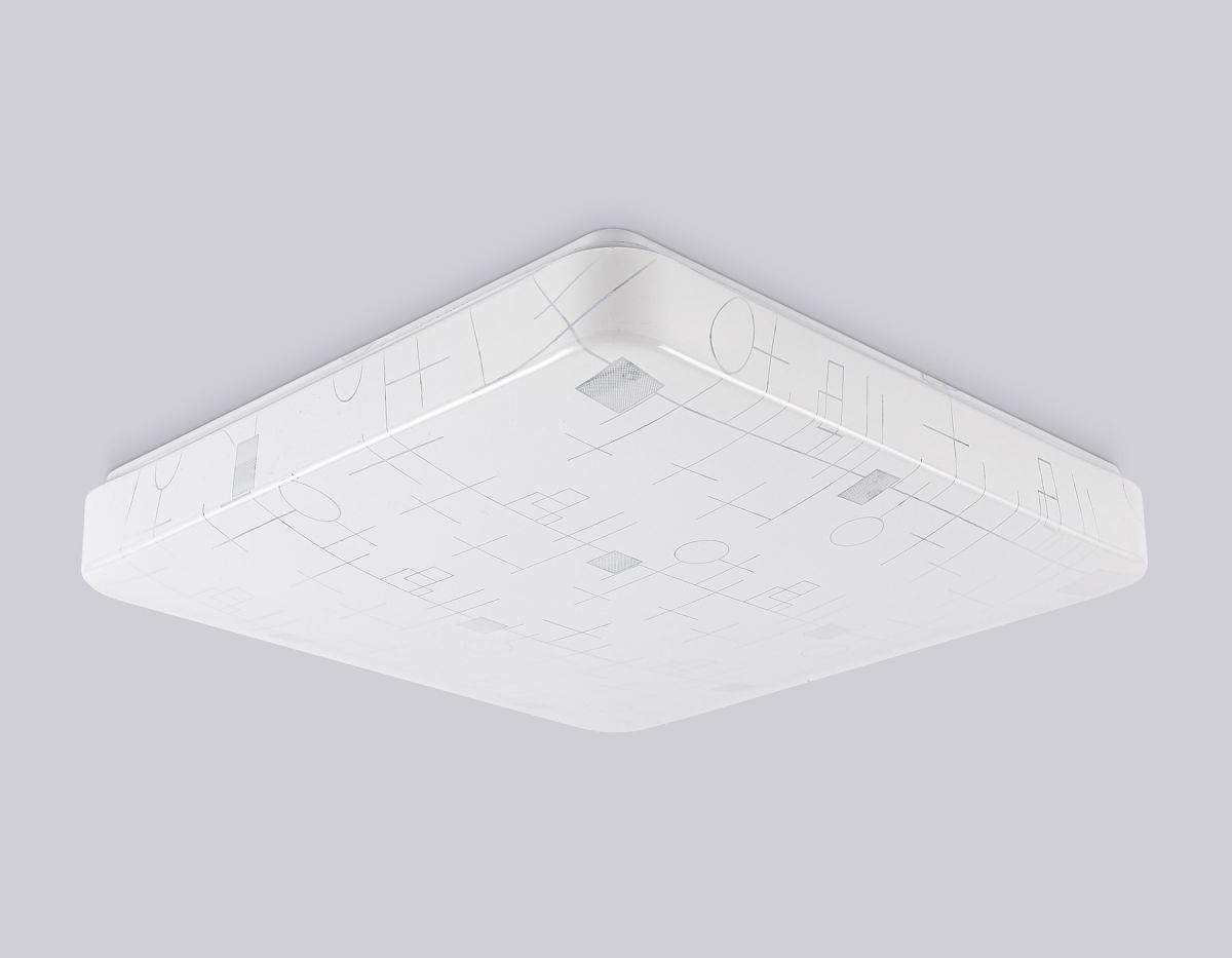 Потолочный светодиодный светильник FZ1154 WH белый 18W 6400K 270*270*80 (Без ПДУ)