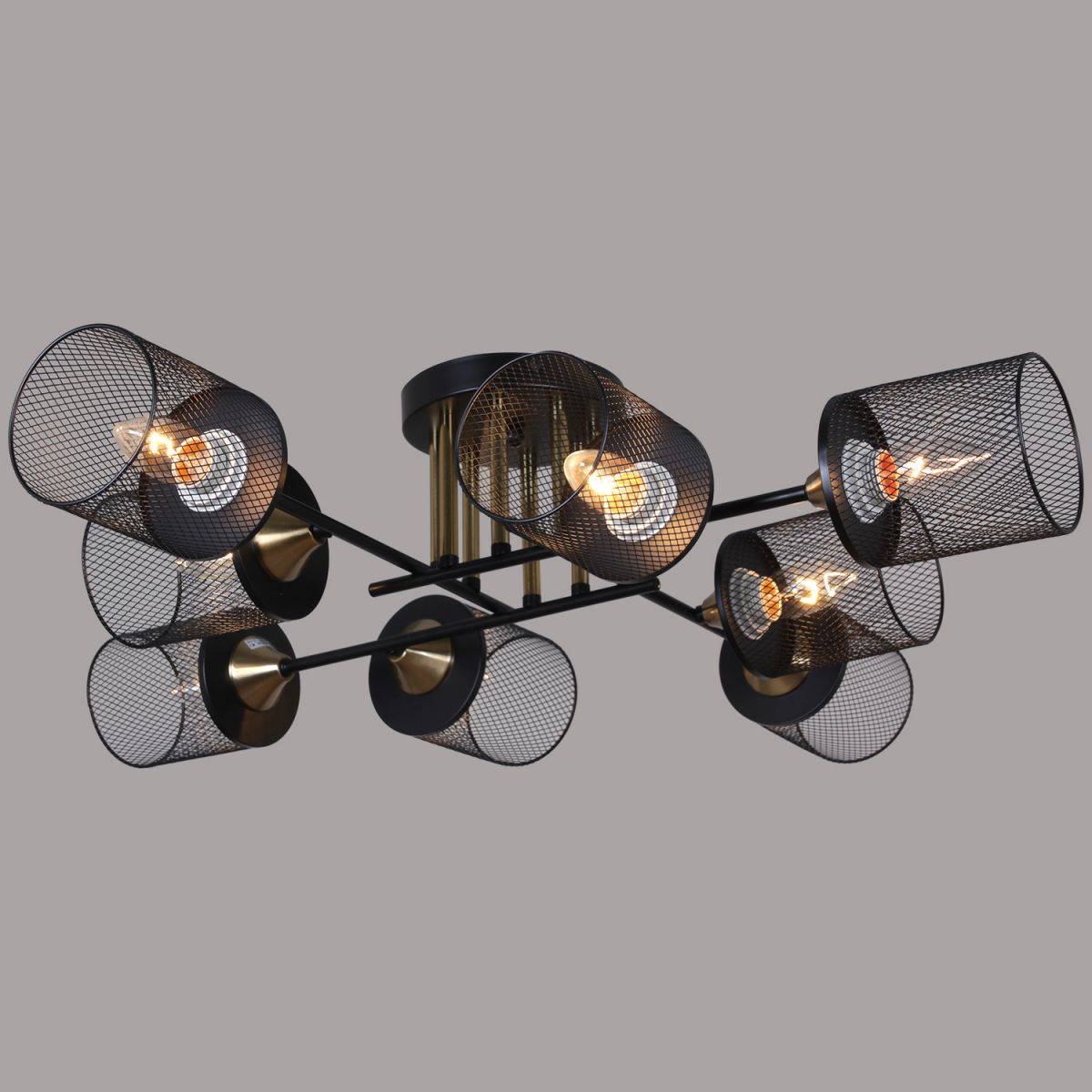 38460-0.3-08 BK+COPPER светильник потолочный