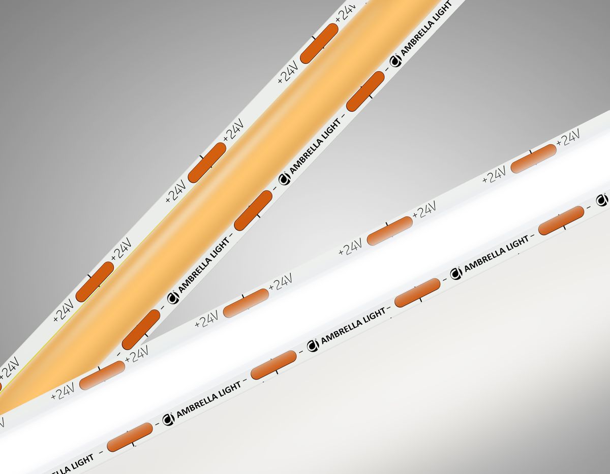 Светодиодная лента GS4802 COB 616Led/19W m/ 24V IP20 4500K/ 5m*12mm*2mm кратность резки 22.5mm (2 ко