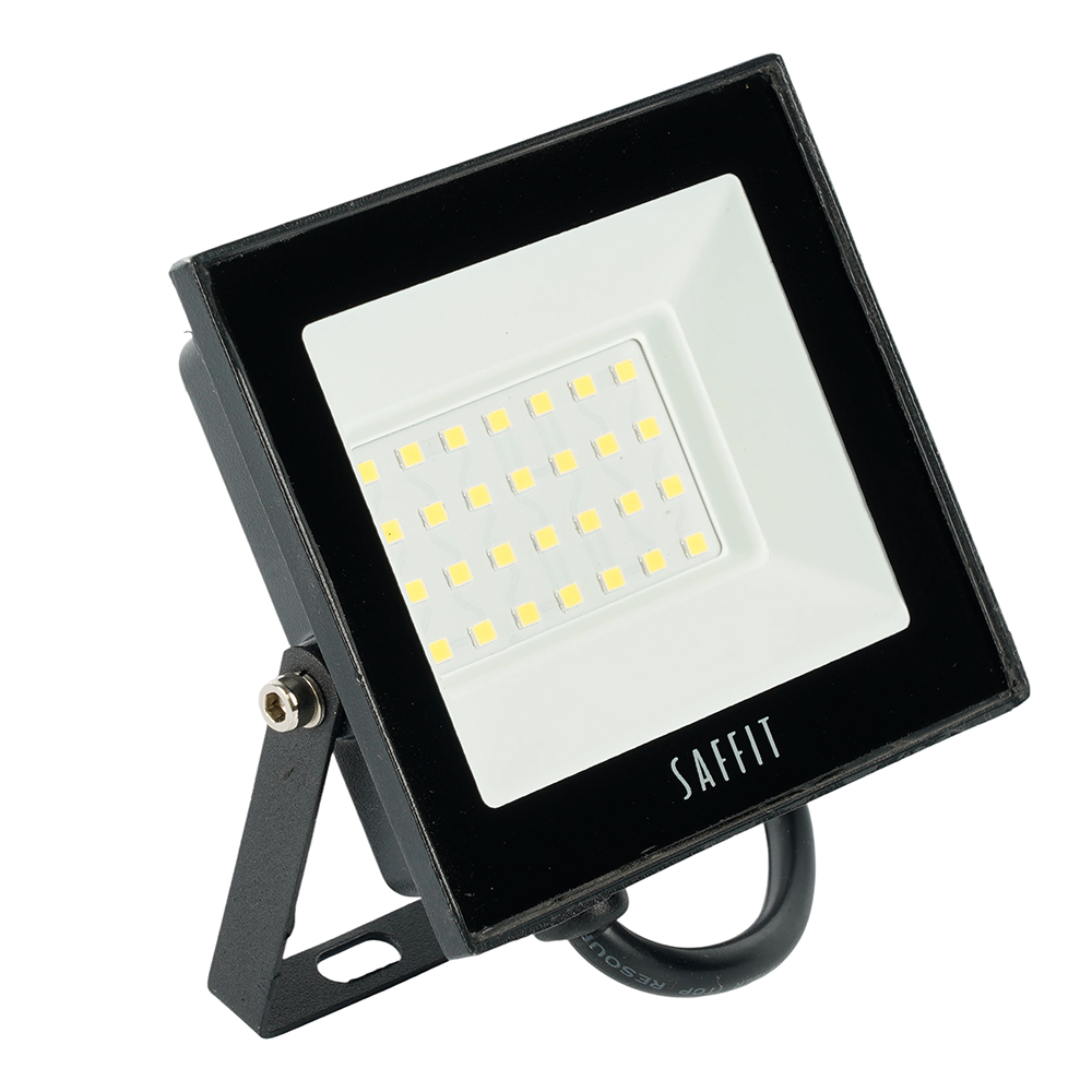 Прожектор светодиодный : 2835SMD, 30W 6400K AC220V/50Hz IP65, черный в компактном корпусе, SFL90-30