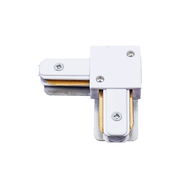UBX-Q122 G21 WHITE 1 POLYBAG Соединитель для шинопроводов типа G : L-образный. Однофазный. Белый. ТМ Volpe.