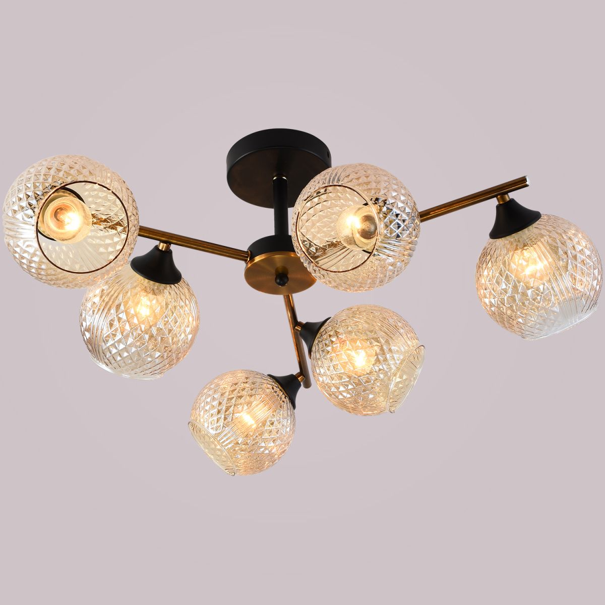 11341-0.3-06 "L" GOLD BRONZE+BK светильник потолочный