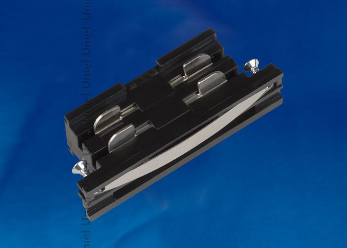 UBX-A11 BLACK 1 POLYBAG Соединитель для шинопроводов прямой внутренний. Трехфазный. Цвет — черный. У