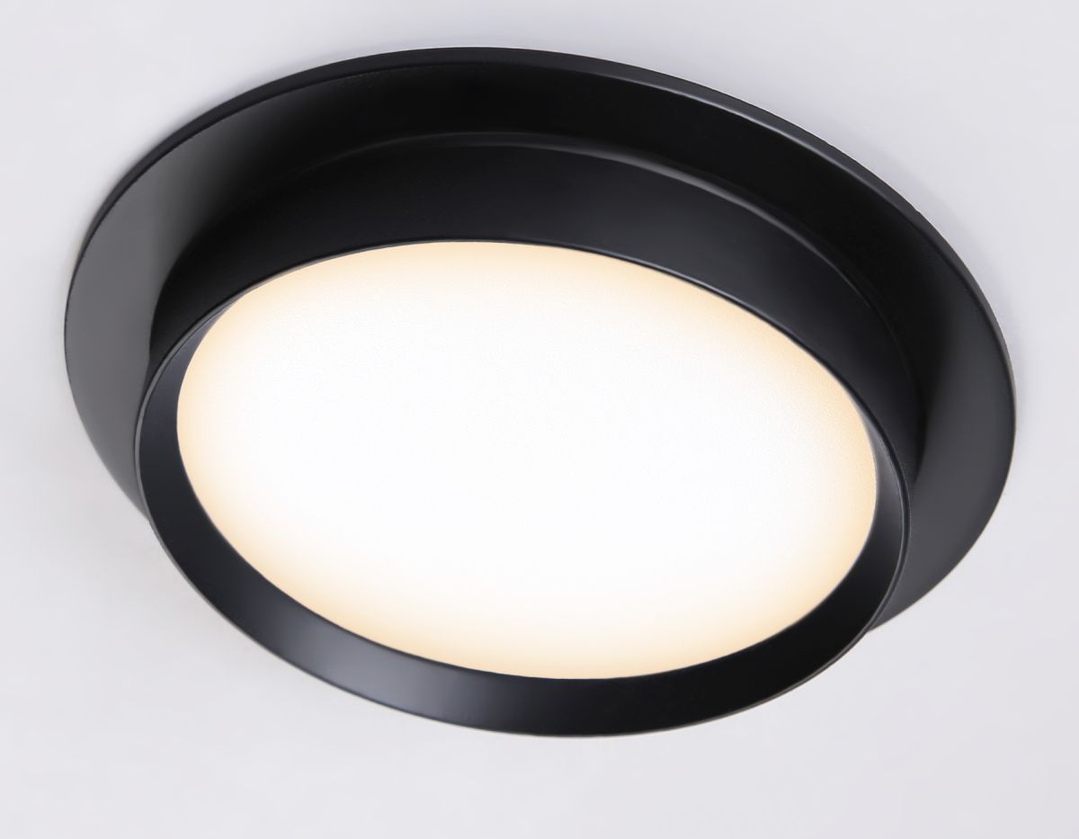 Светильник встраиваемый TN5227 BK черный GX53 D110*35