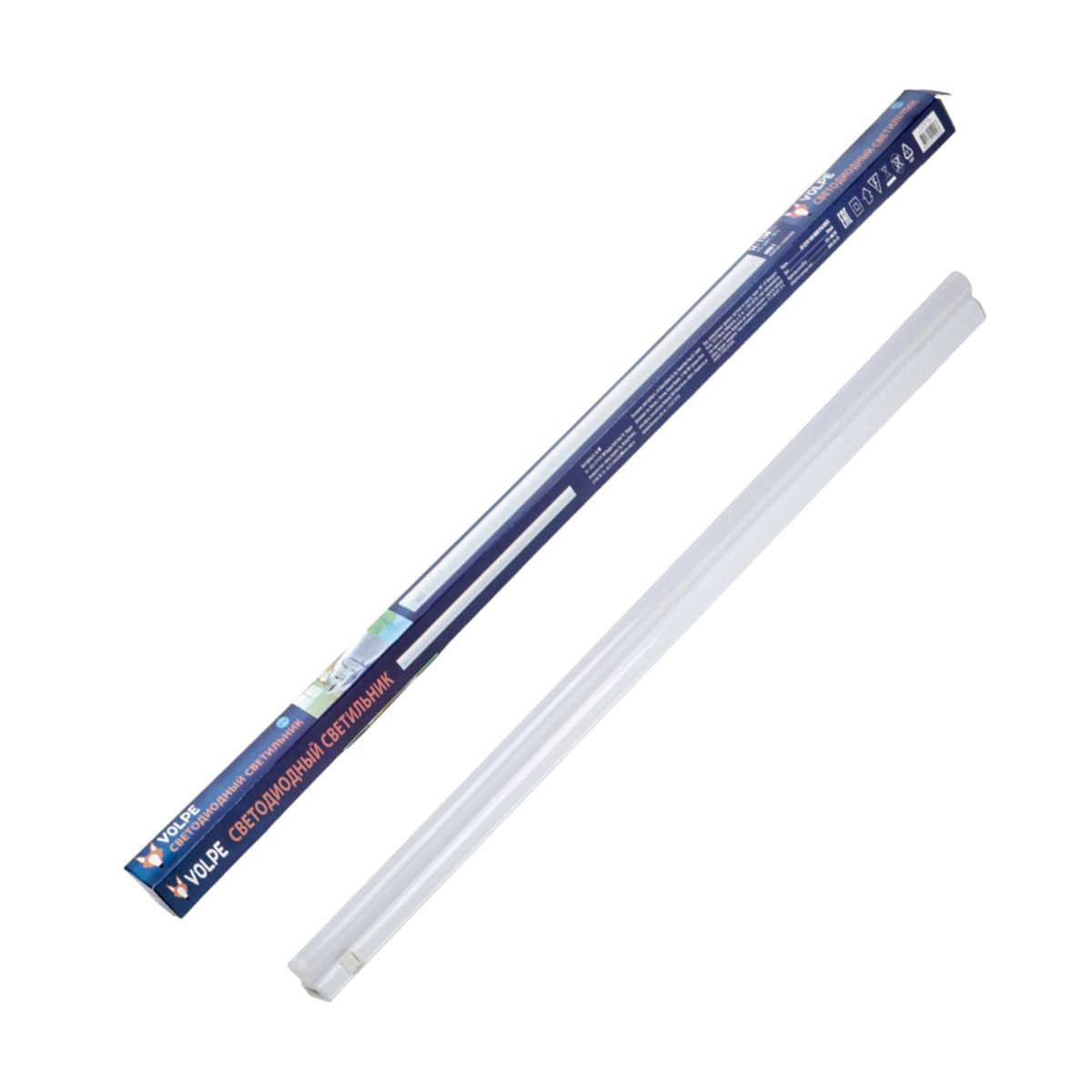ULI-Q150 5W/4000K IP40 WHITE Светильник линейный светодиодный (аналог Т5), 220В, с выключателем. Каб