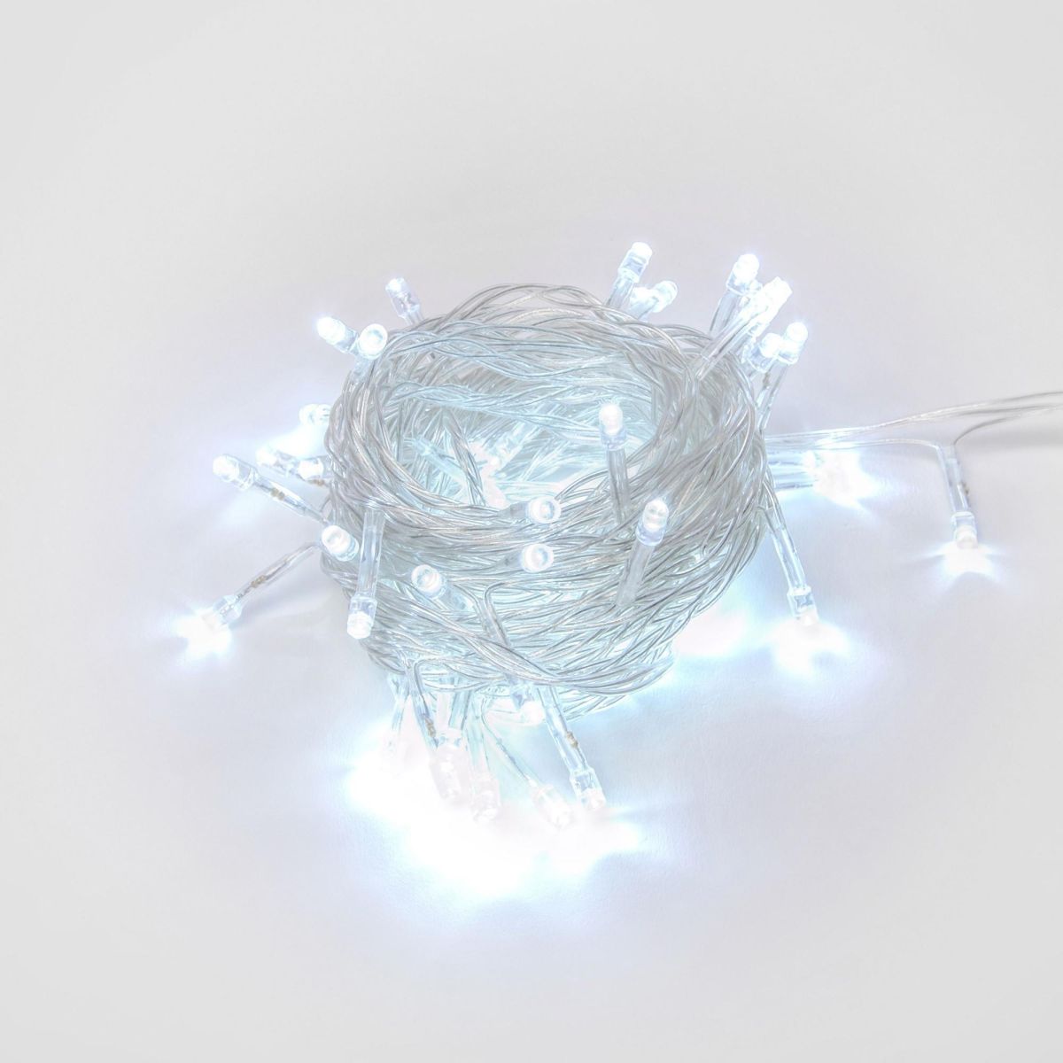 ULD-S0250-020/STA WHITE IP20 Гирлянда светодиодная, 2,5м. 20 светодиодов. Белый свет. Провод прозрач