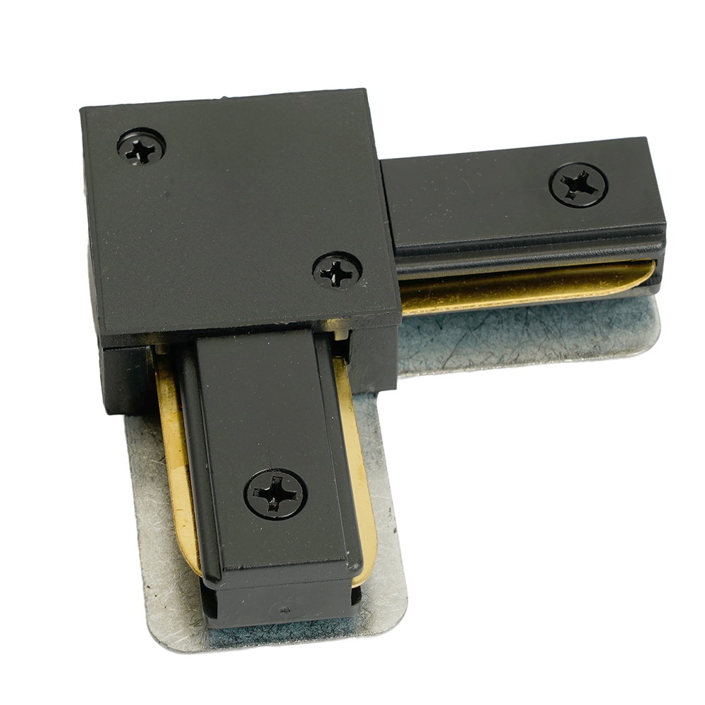 Коннектор угловой для шинопровода черный, LD1021 для CAB1007