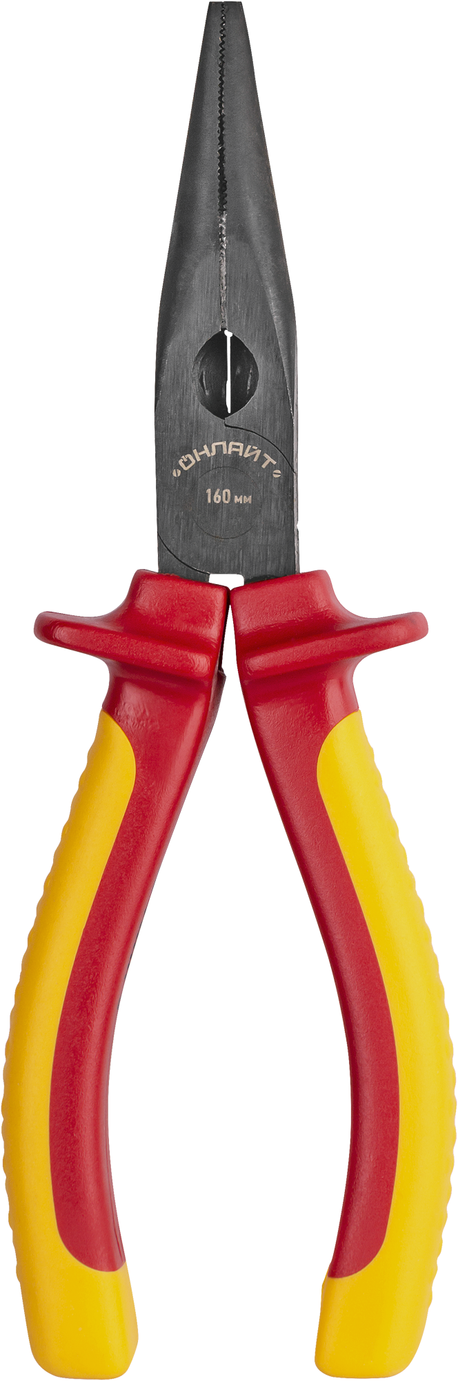 Длинногубцы ОНЛАЙТ 82 937 HT-Dgd01-160 (диэлектр, усиленные, 160 мм)