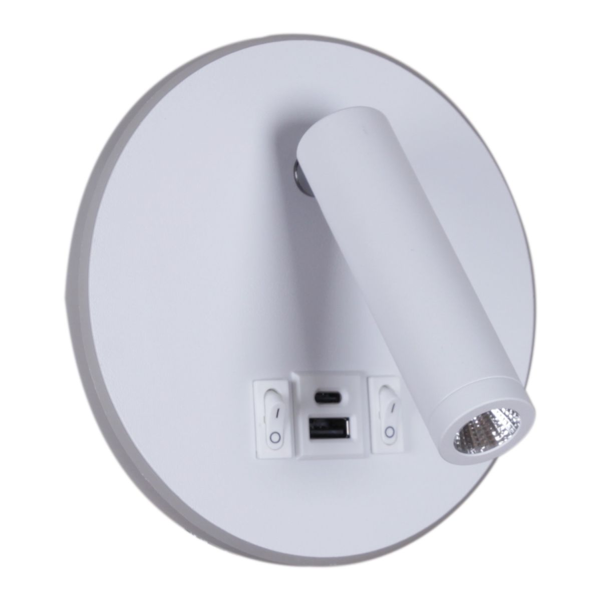 86203-9.2-001KT LED12W+USB WT светильник настенный