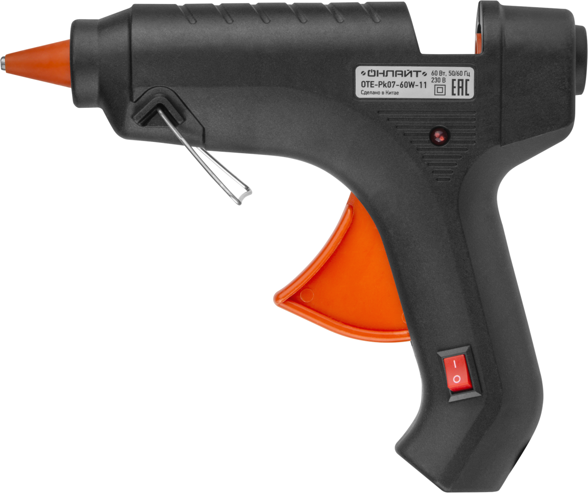 Клеевой пистолет ОНЛАЙТ 90 378 OTE-Pk07-60W-11 (60 Вт, 11 мм)