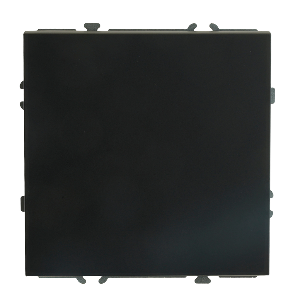 Переключатель 1-клавишный (механизм) 250В, 10A, серия Эмили, RSW10-5105-05, черный уголь, soft touch