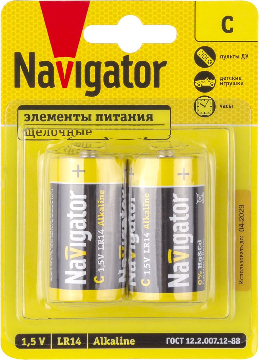Элемент питания Navigator 93 995 NBT-NPE-LR14-BP2
