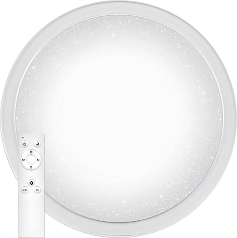 Светильник светодиодный управляемый : STARLIGHT с кантом и пультом 36W, Max. 2900Lum, 3000К-6500K, IP20, AL5000 STARLIGHT