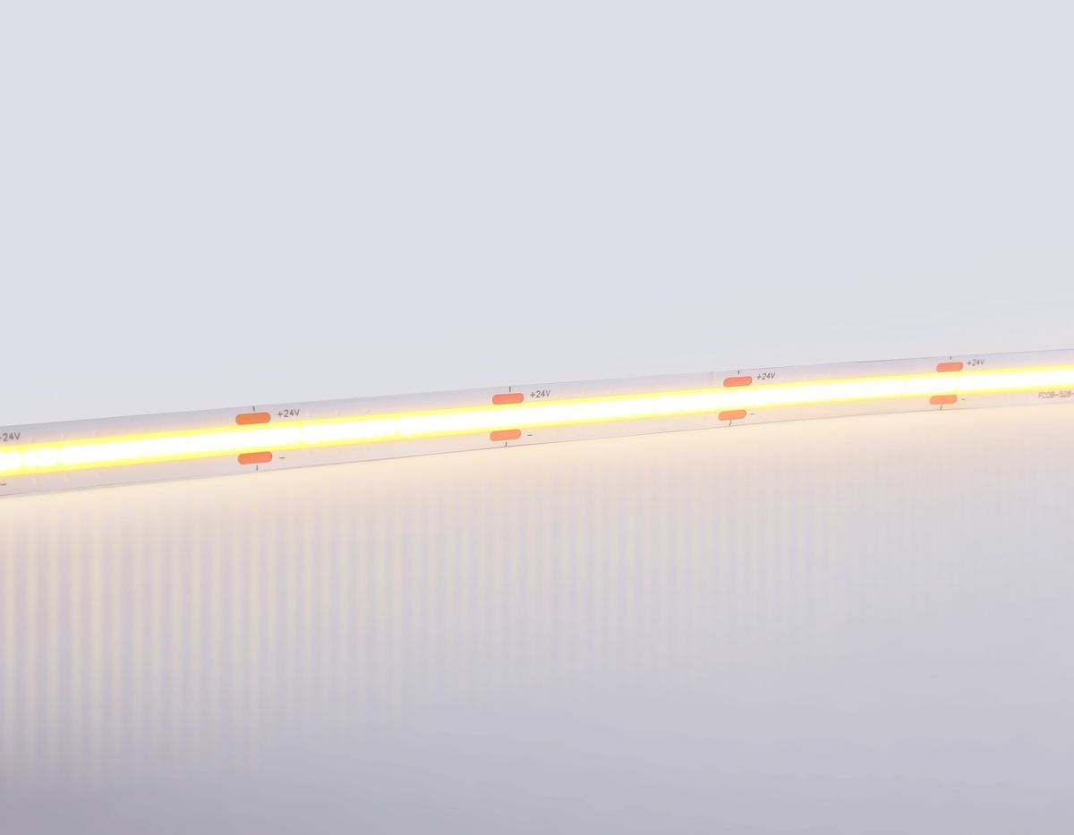 Светодиодная лента GS4751 COB 528Led/14W m/ 24V IP20 3000K/ 5m*10mm*2mm кратность резки 45.45mm (2 к