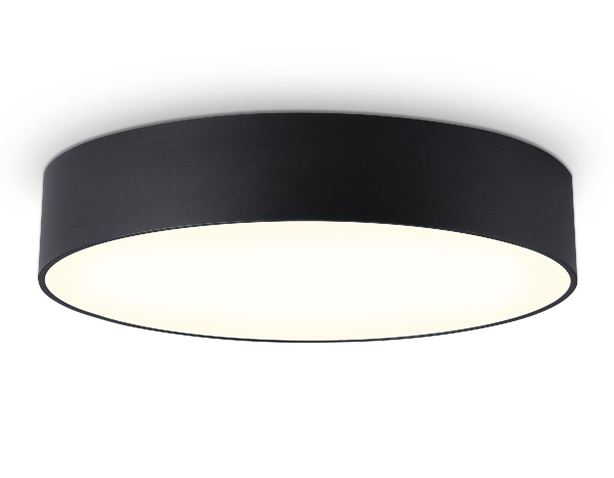 Светильник светодиодный потолочный FV5529 BK черный LED 45W 3000K D400*58 (Без ПДУ)