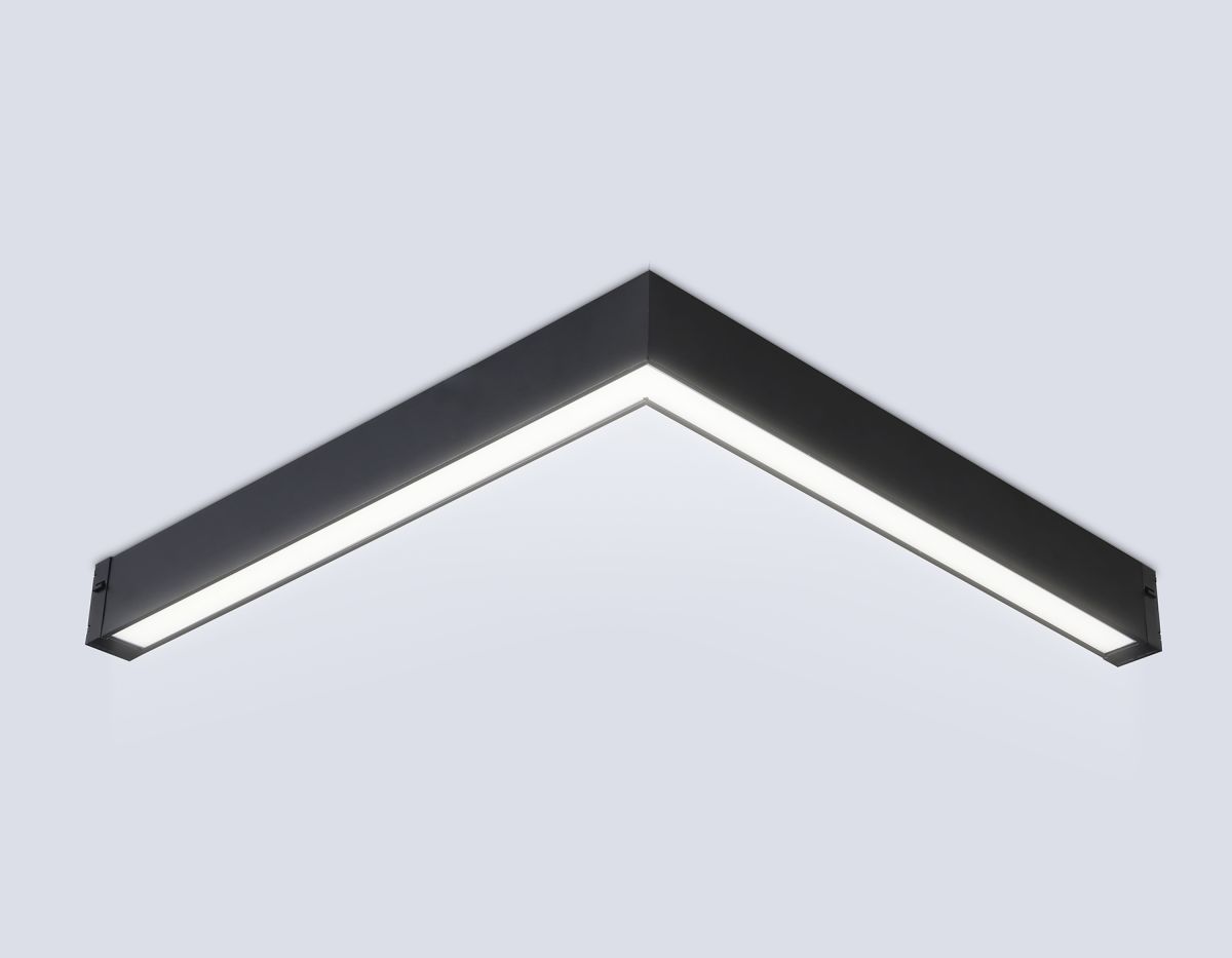 Светильник светодиодный угловой для шинопровода Magnetic GL1710 BK черный IP20 24W 4200K 220V 120° 3