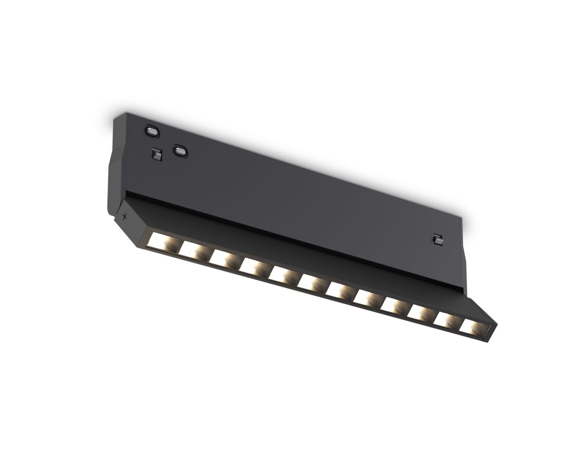 Светильник светодиодный трековый Magnetic 48V 10mm GL2360 BK черный IP20 10W 3CCT 3000-6400K 200*10*