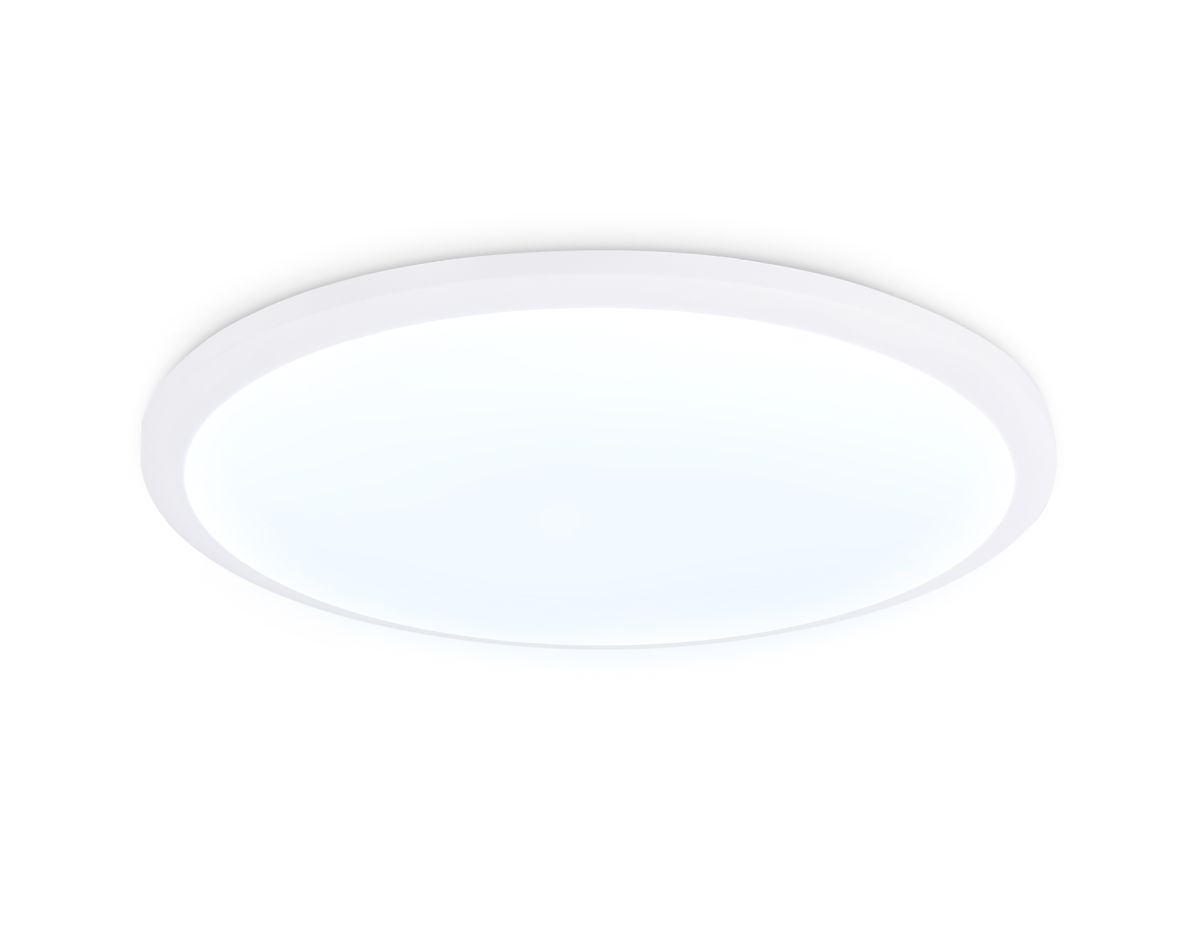 Потолочный светодиодный светильник FZ1231 WH белый IP44 42W 6400К D370*55 (Без ПДУ)