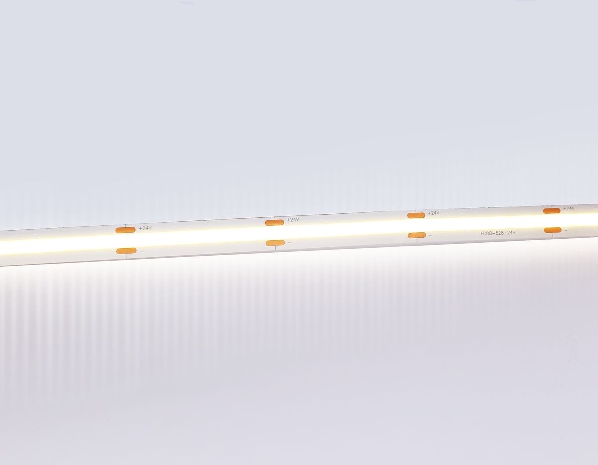 Светодиодная лента GS4752 COB 528Led/14W m/ 24V IP20 4500K/ 5m*10mm*2mm кратность резки 45.45mm (2 к