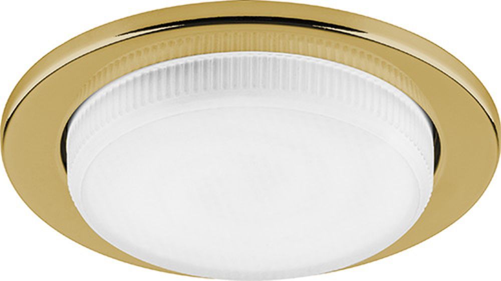 Светильник потолочный встраиваемый, 15W 230V  GX53, золото без лампы, DL53