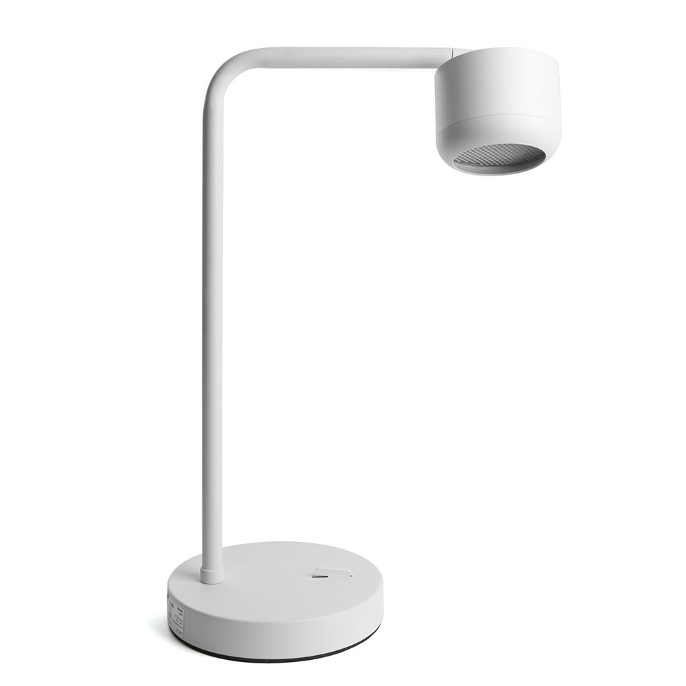 Светильник настольный под лампу E27, max 12W, 230V , белый, DE365