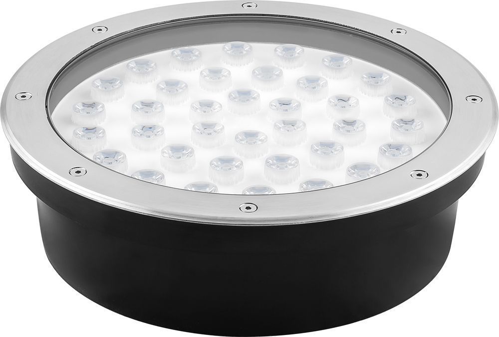Светильник тротуарный, 24LED теплый белый, 24W, 250*H90mm, IP67, SP2708, артикул 32136