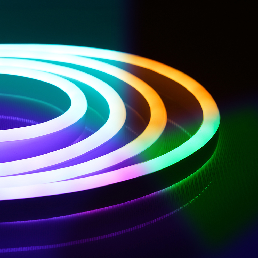 Лента светодиодная,72SMD(5050)/м 8Вт/м 220V IP67 5м, RGB , FERON LS720 с 1 контроллером, 2 заглушкам