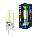 LED-JC-12/3W/3000K/G4/CL SIZ05TR Лампа светодиодная с силиконовым покрытием. Теплый белый свет (3000 LED-JC-12/3W/3000K/G4/CL SIZ05TR Лампа светодиодная с силиконовым покрытием. Теплый белый свет (3000