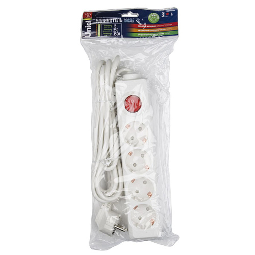 S-GCD4-3B Удлинитель Uniel серии Стандарт, с/з, 4 гн., шнур 3 м, выкл. S-GCD4-3B Удлинитель Uniel серии Стандарт, с/з, 4 гн., шнур 3 м, выкл.