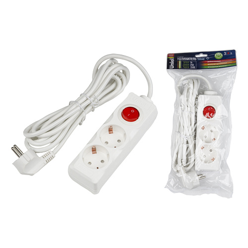 S-GCD2-3B Удлинитель Uniel серии Стандарт, с/з, 2 гн., шнур 3 м, выкл. S-GCD2-3B Удлинитель Uniel серии Стандарт, с/з, 2 гн., шнур 3 м, выкл.